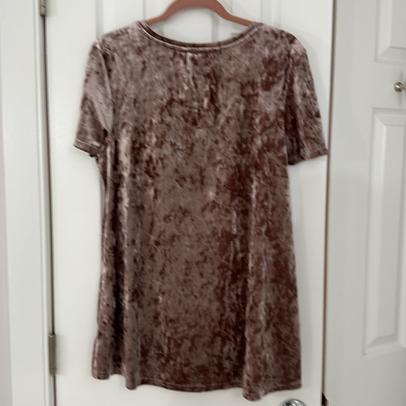 VELVET TUNIC TEE - Picture 2 of 2
